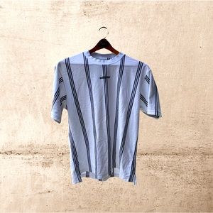 Adidas pinstripe shirt